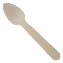 Wooden Teaspoon-Bagged Disposable(10x100) 314