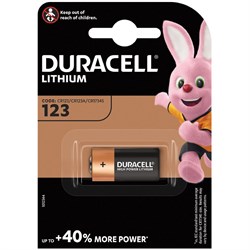Battery 3v Lithium C123 (Sold Each) Duracel
