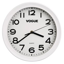 Kitchen Clock Round 241mm Dia White K978