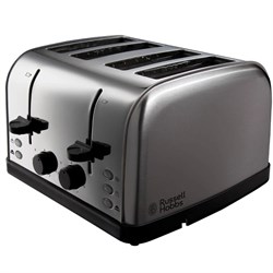 Toaster 4 Slice Silver RH8790 240v R/Hobbs