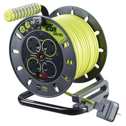 Cable Reel 240v 25Mtr 4 Way PRO XT Masterplug