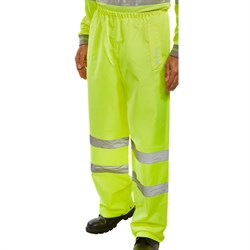 Beeswift TEN Hi-Vis Waterproof Traffic Trousers