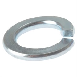 Spring Washer BZP M6 Sq Section (Bag of 100)
