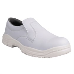 PROTEK Slip On Safety Shoe White