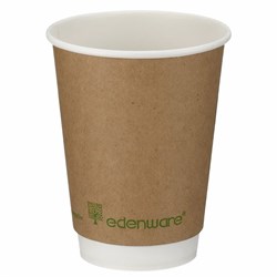 Cup 12oz Double Wall Kraft (500)B04013 E/Ware