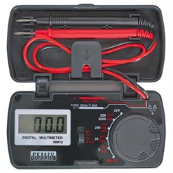 Multimeter Pocket AC/DC Digital MM18 Sealey