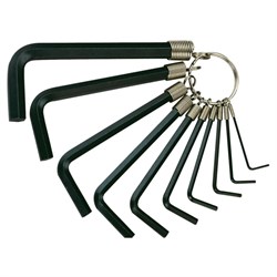 Hex Key Set Short 10pc 1.5-10mm 1425 Teng