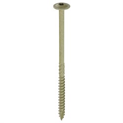Frame Screw Timber Wafer Green 6.7x125 (Box 50)