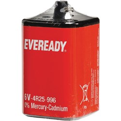 Battery 996 Ever-Ready (Red) 6v S4682