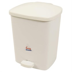 Bin Pedal 15Ltr White L1275202/CL045 SYR