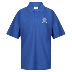 Lochcarron Primary Royal Polo Shirt