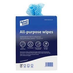 Cloth All Purpose (Blue Dispen Pkt200)100247Blu
