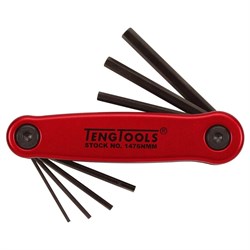 Hex Key Set Short 1.5-6mm 1476NMM Teng