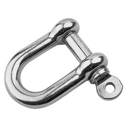 Shackle D 5mm BZP (Pkt2) 39-022