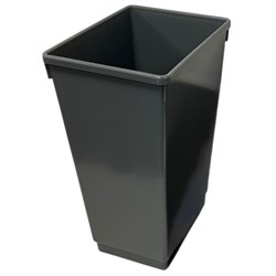 Bin Grey Plastic Recycle 50Ltr WPB48/DARKGREY