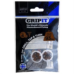 Plasterboard Fixing 20mm Brown Pkt4 202-304 Grip