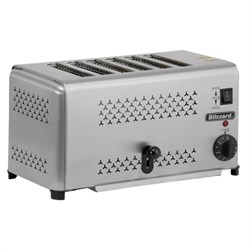 Toaster Electric C/Top 6-Slot S/S 240v Blizzard