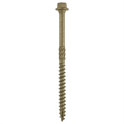 Frame Screw Timber Hex Green 6.7x87 (Box 50)