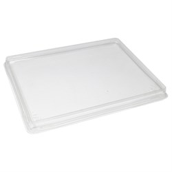 Lids Kraft Tray Clear Lg Fuzione (500) 04FUZBLL
