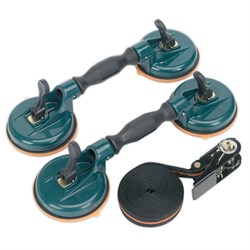 Glass Handling Kit 3pc WK1 70kg Capacity Sealey