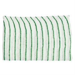 Cloth Green Stripe 12x16 (Pkt10) CG121 Jangro