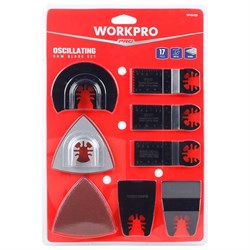 Oscil Saw Blade Set 17pc WP404200WE WORKPRO