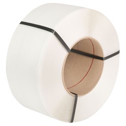 Strapping White 12mm x 3000Mtr 0.55mm Thick