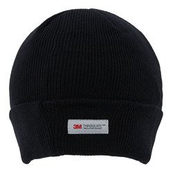 Beanie Hat Thinsulate Lined Black TRC320-800