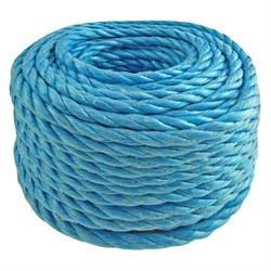Rope Polyprop Stranded 10mm 30Mtr Blue PP10BE30