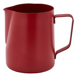Jug Milk Frothing 12oz Red Non-Stick MJ12R