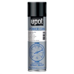 Paint Spray Gloss Black 500ml VOC330g U-Pol