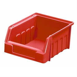 Bin Plastic Red 130W x 125H x 220L SB-3-RED