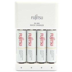 Battery Charger Fast c/w 4 x AA Ni-MH Batteries