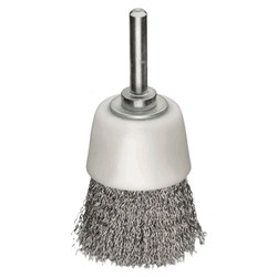 Wire Brush Cup 55mm 6mm Spindle S/S CB2256W