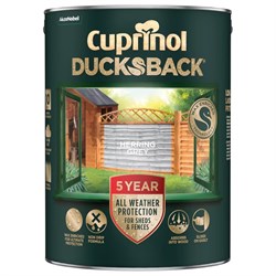 Fence Paint Ducksback Herring Grey 5Ltr