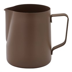 Jug Milk Frothing 12oz Brown Non-Stick MJ12BR