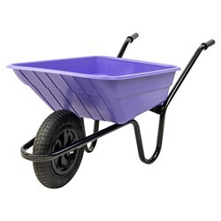 Wheelbarrow 90Ltr Poly Propylene Lilac SHLILPP