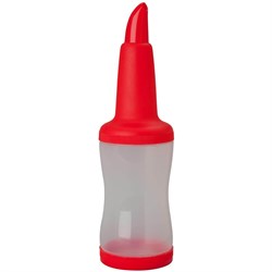 Freepour Bottle Red 1Ltr 3320R Beaumont