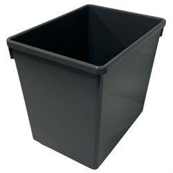 Bin Grey Plastic Recycle 30Ltr WPB30/DARKGREY