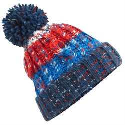 Beanie Hat Pom Pom Chilli Blue BC486