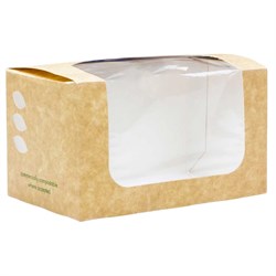Bloomer Sandwich Carton (500) VWBLMT Vegware