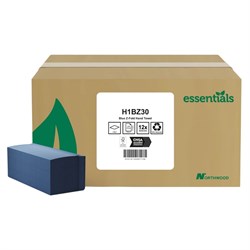 Hand Towel Z-Fold Blue 1Ply 3000 H1BZ30