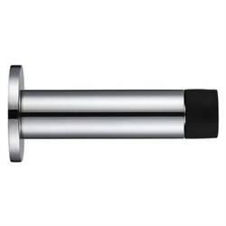 Door Stop Cylinder 64mm c/w Rose CP ZAB07B