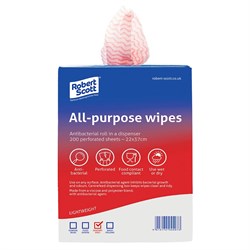 Cloth All Purpose (Red Dispen Pkt200)100247-Red