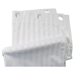 Shower Curtain Comfort Hookless White 180x180cm
