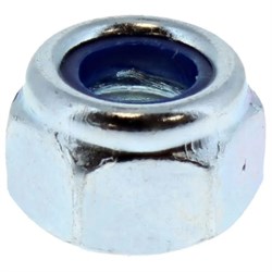Hex Nut Nyloc BZP M10 (Bag of 50)