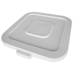 Container Lid Huskee Square White 103439-W