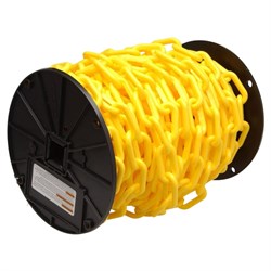 Chain Plastic 6x50mm B Ylw (Sold Per Mtr)PC6BYR