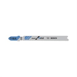 Jigsaw Blade T118A Metal Pkt5 2-608-631-013 Bosch