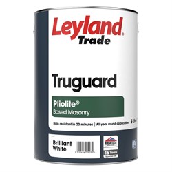 Paint Masonry Pliolite White 5Ltr Leyland